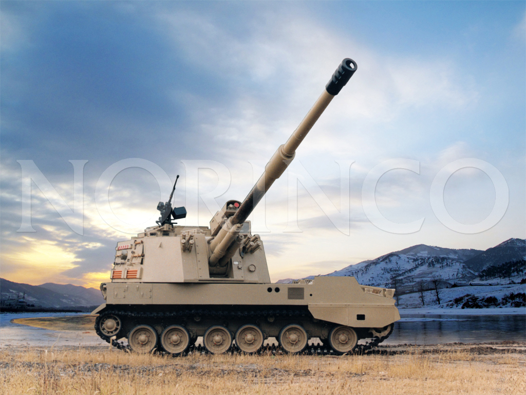 PLZ45 155mm Self-Propelled Gun Howitzer